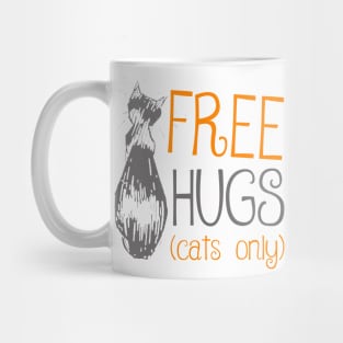 Free Hugs For Cats Mug